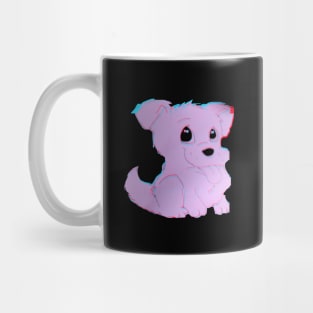 Pixelated Dog Mug